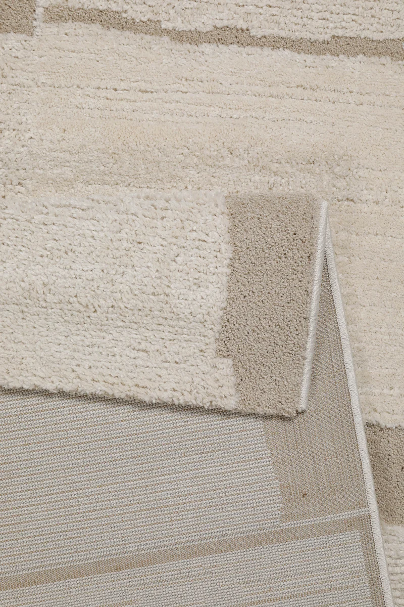 Kurzflor Teppich Creme Beige "Ingvar" WECONhome