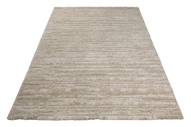 Kurzflor Teppich Creme Beige "Peer" WECONhome