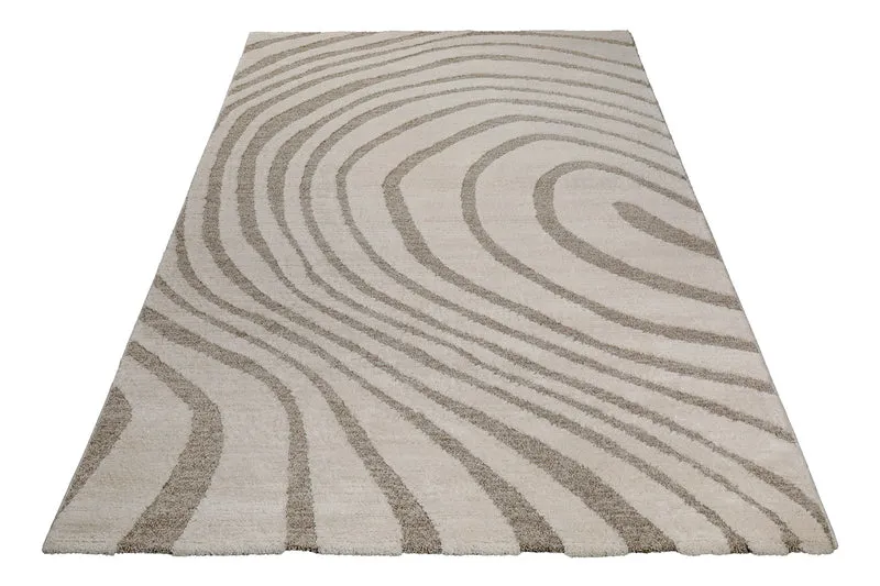 Kurzflor Teppich Creme Beige "Björn" WECONhome