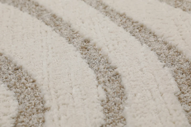 Kurzflor Teppich Creme Beige "Björn" WECONhome