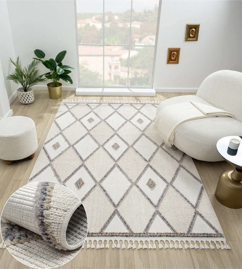 MY-RUG Teppich "Lina", im Hoch-Tief-Design