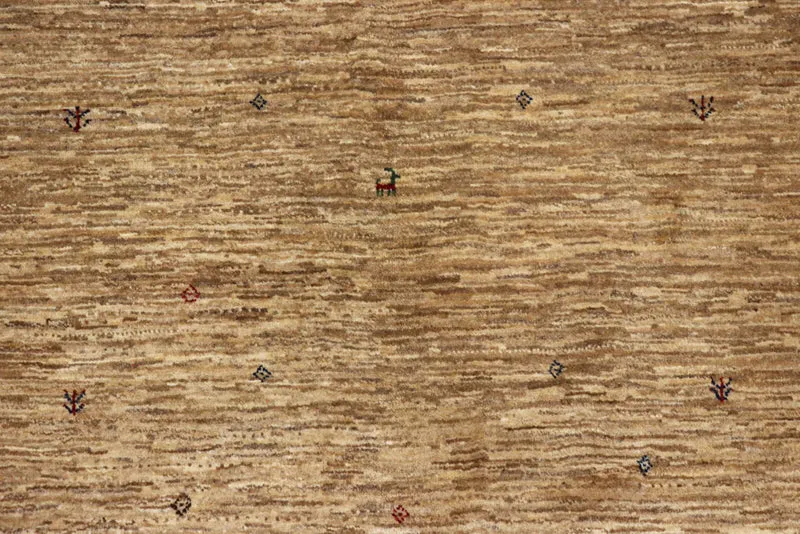 Gabbeh Teppich - Loribaft Indus - 157 x 213 cm - beige