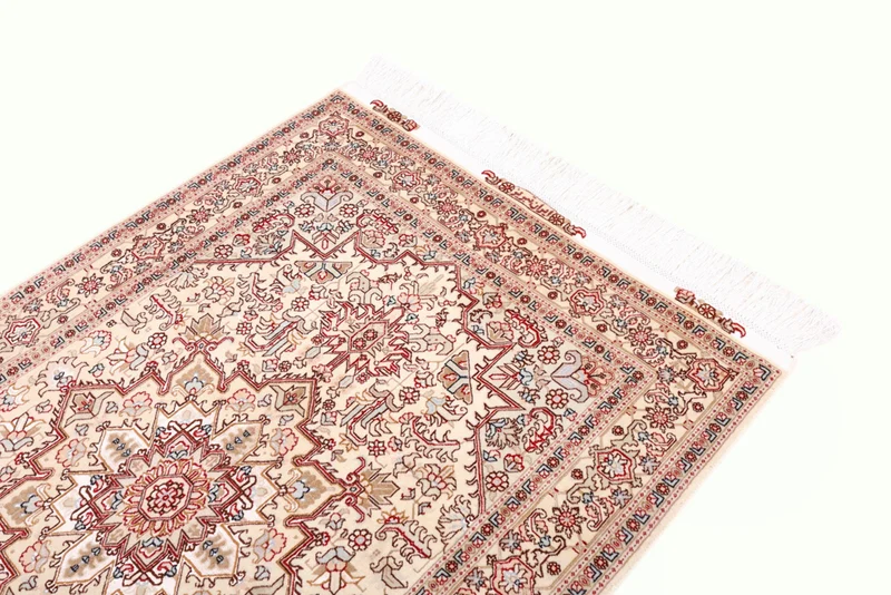 Perserteppich - Täbriz - Royal - 100 x 160 cm - hellbeige
