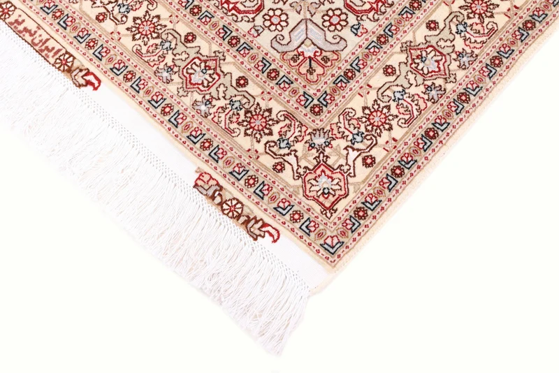 Perserteppich - Täbriz - Royal - 100 x 160 cm - hellbeige