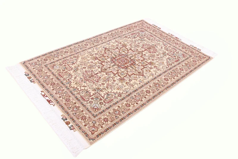 Perserteppich - Täbriz - Royal - 100 x 160 cm - hellbeige