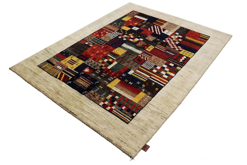 Gabbeh Teppich - Loribaft Indus - 154 x 200 cm - mehrfarbig