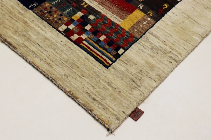 Gabbeh Teppich - Loribaft Indus - 154 x 200 cm - mehrfarbig