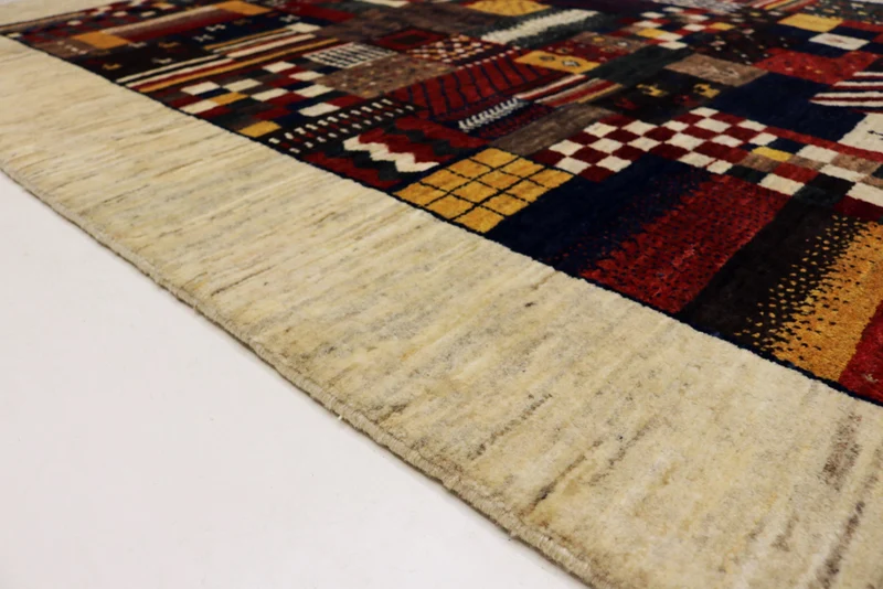 Gabbeh Teppich - Loribaft Indus - 154 x 200 cm - mehrfarbig