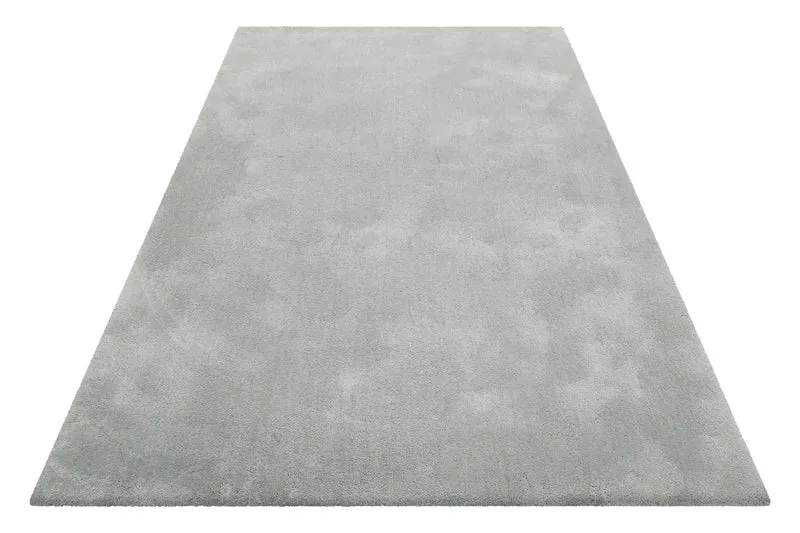 Teppich Hellgrau Hochflor "Emilia" WECONhome Basics