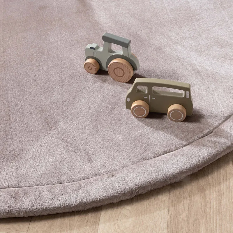 Spielmatte Rund - Jip Taupe