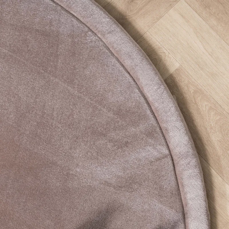 Spielmatte Rund - Jip Taupe