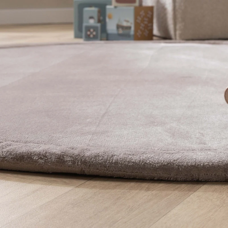 Spielmatte Rund - Jip Taupe