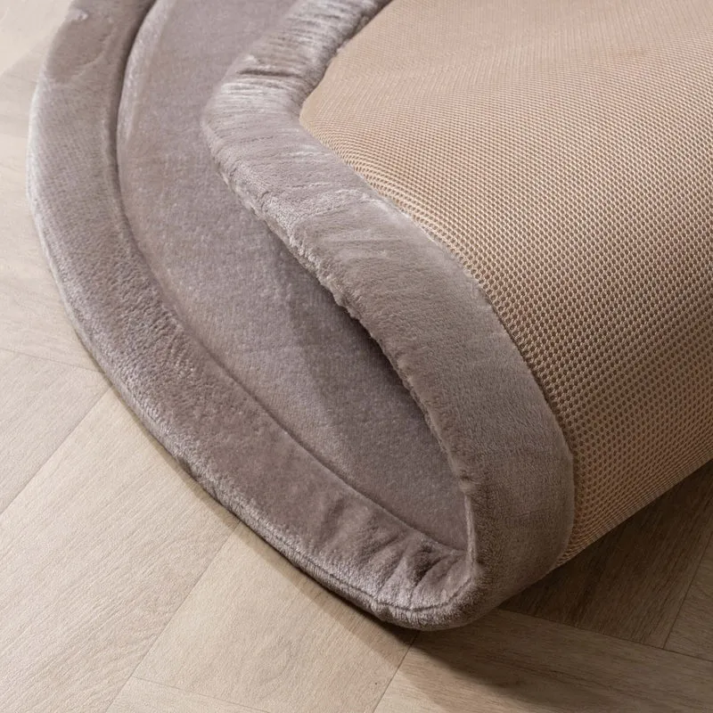 Spielmatte Rund - Jip Taupe