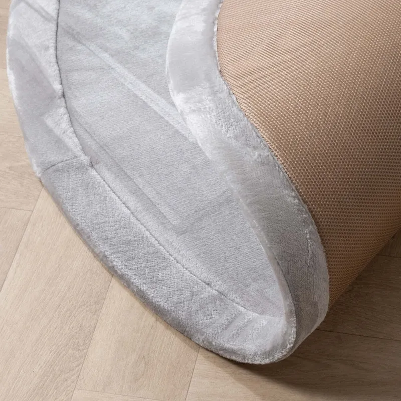 Spielmatte Rund - Jip Grau