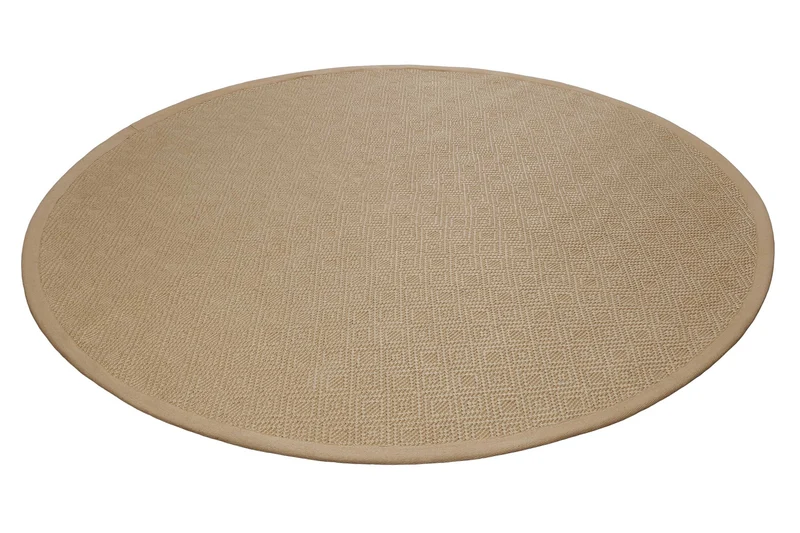 Teppich Rund Natur aus Jute "Hugo two" WECONhome