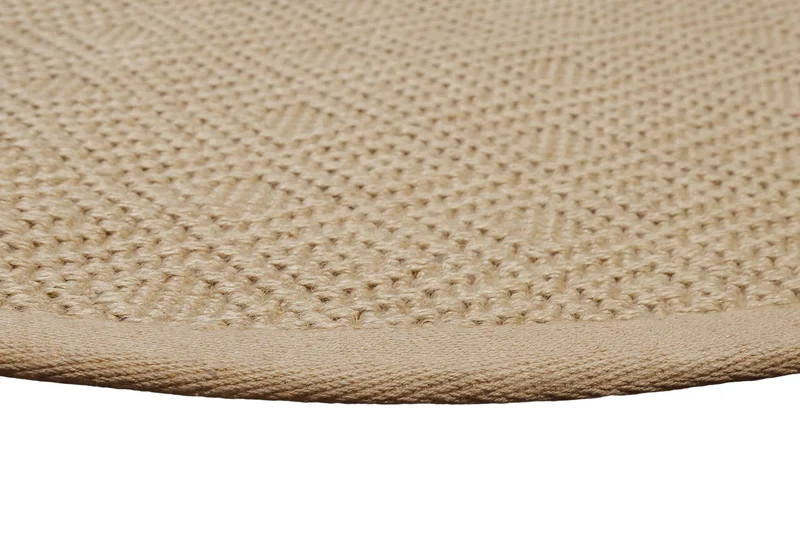 Teppich Rund Natur aus Jute "Hugo two" WECONhome