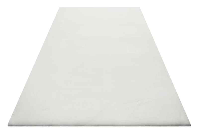 Kunstfell Teppich Weiß flauschig und weich "Anna" WECONhome Basics