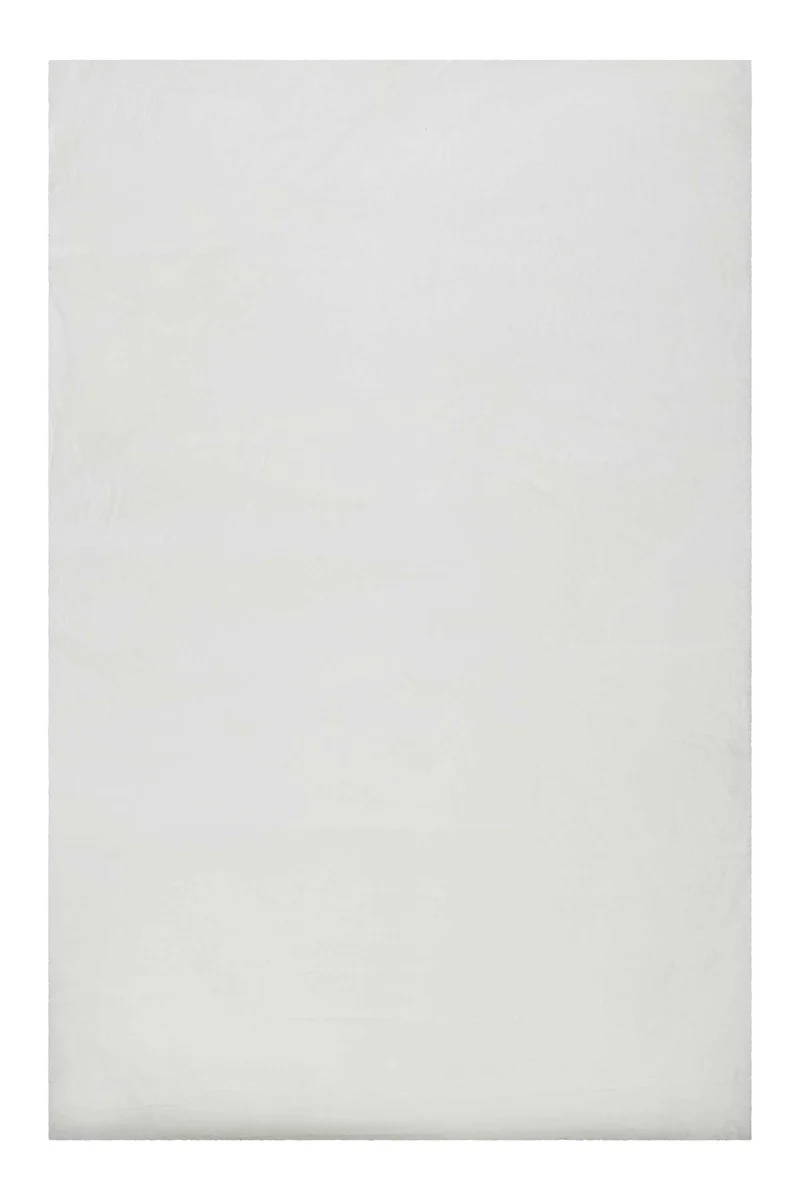 Kunstfell Teppich Weiß flauschig und weich "Anna" WECONhome Basics