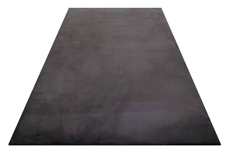 Kunstfell Teppich Anthrazit flauschig und weich "Anna" WECONhome Basics