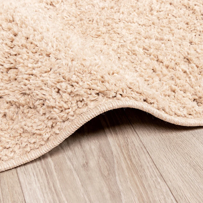 Teppich Hochflor Rund - Lofty Beige