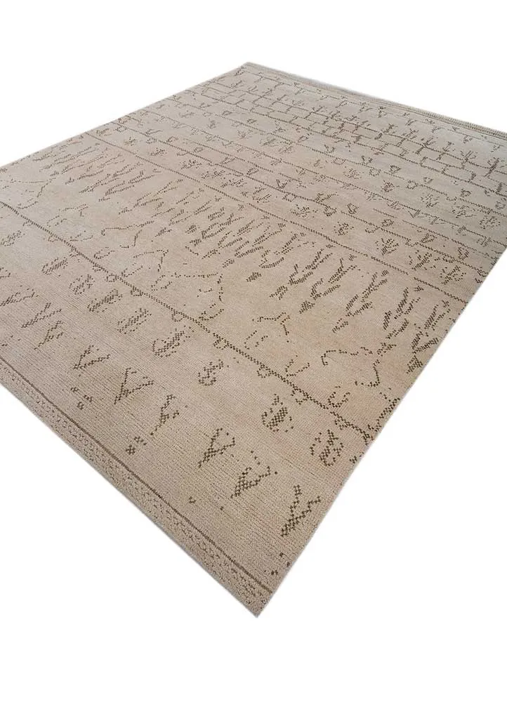 Wollteppich - 240 x 300 cm - creme