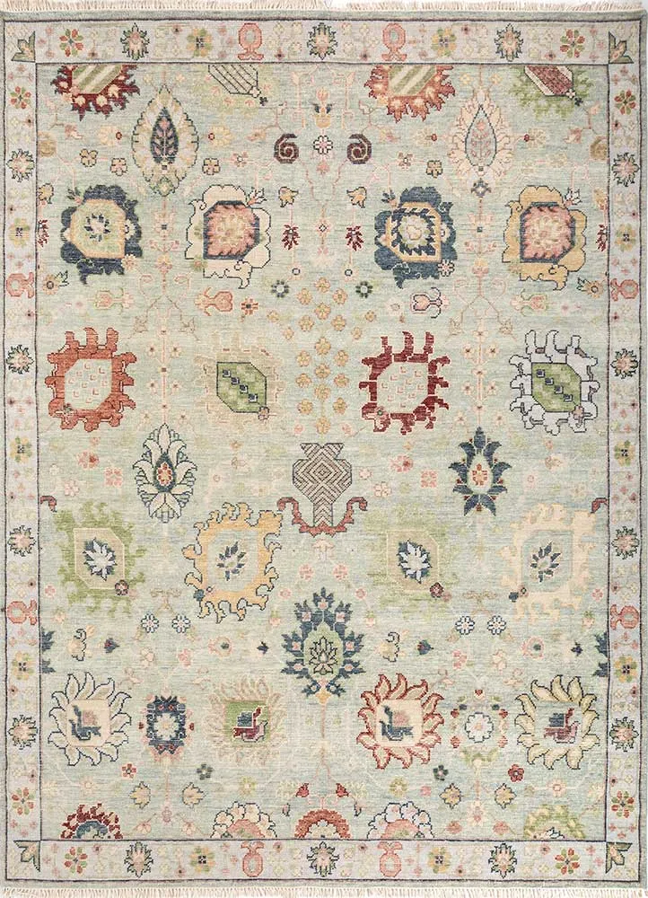 Wollteppich - 240 x 300 cm - grün