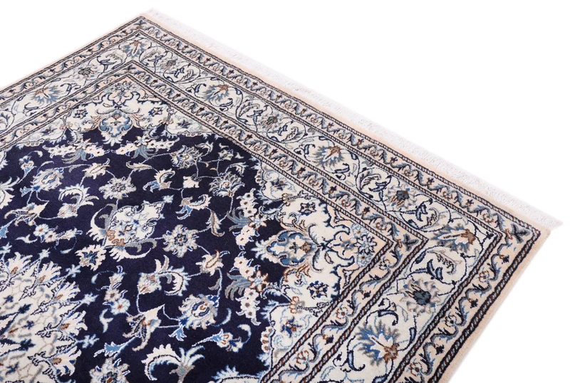 Perserteppich - Nain - 164 x 233 cm - dunkelblau
