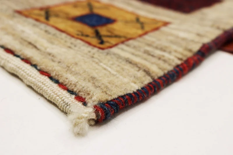 Gabbeh Teppich - Loribaft Indus - 102 x 156 cm - beige