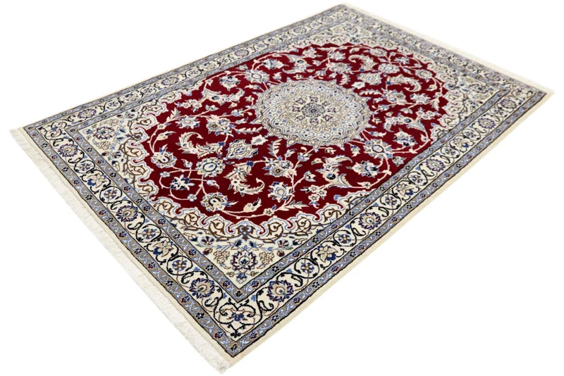 Perserteppich - Nain - 118 x 180 cm - rot