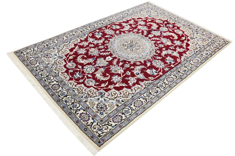 Perserteppich - Nain - 118 x 180 cm - rot