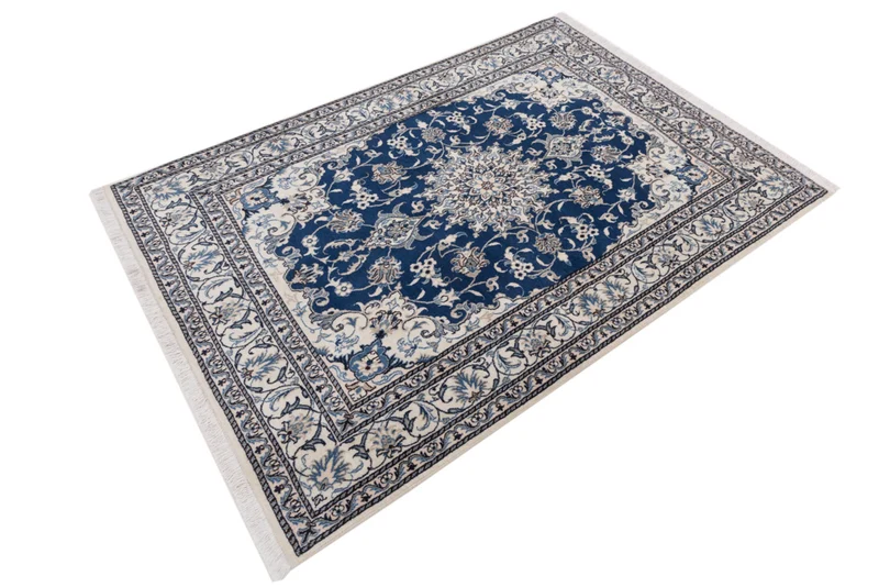 Perserteppich - Nain - 154 x 217 cm - dunkelblau