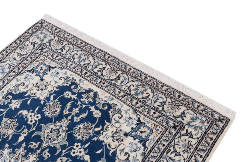 Perserteppich - Nain - 154 x 217 cm - dunkelblau