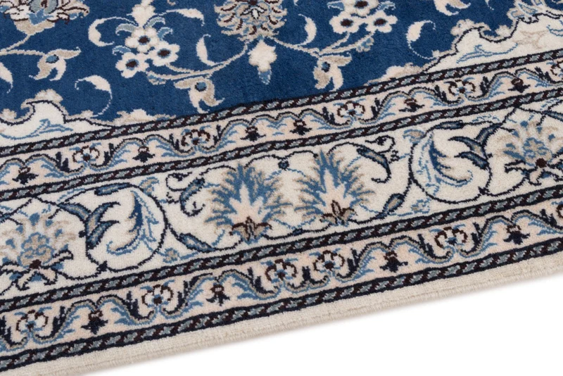 Perserteppich - Nain - 154 x 217 cm - dunkelblau