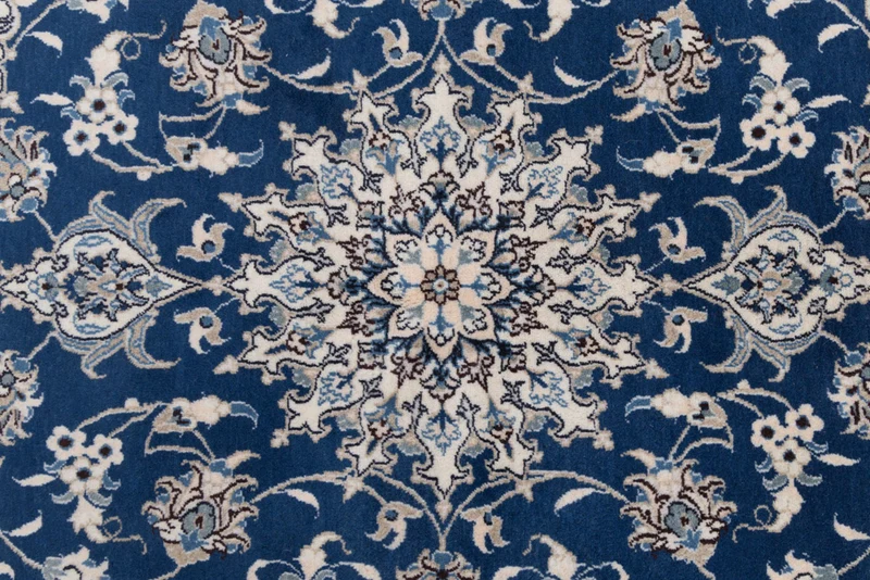 Perserteppich - Nain - 154 x 217 cm - dunkelblau