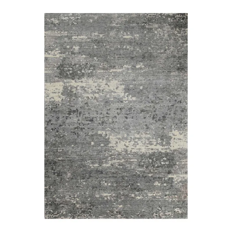 Esprit Kurzflor Teppich Grau aus Wolle "Brookville"
