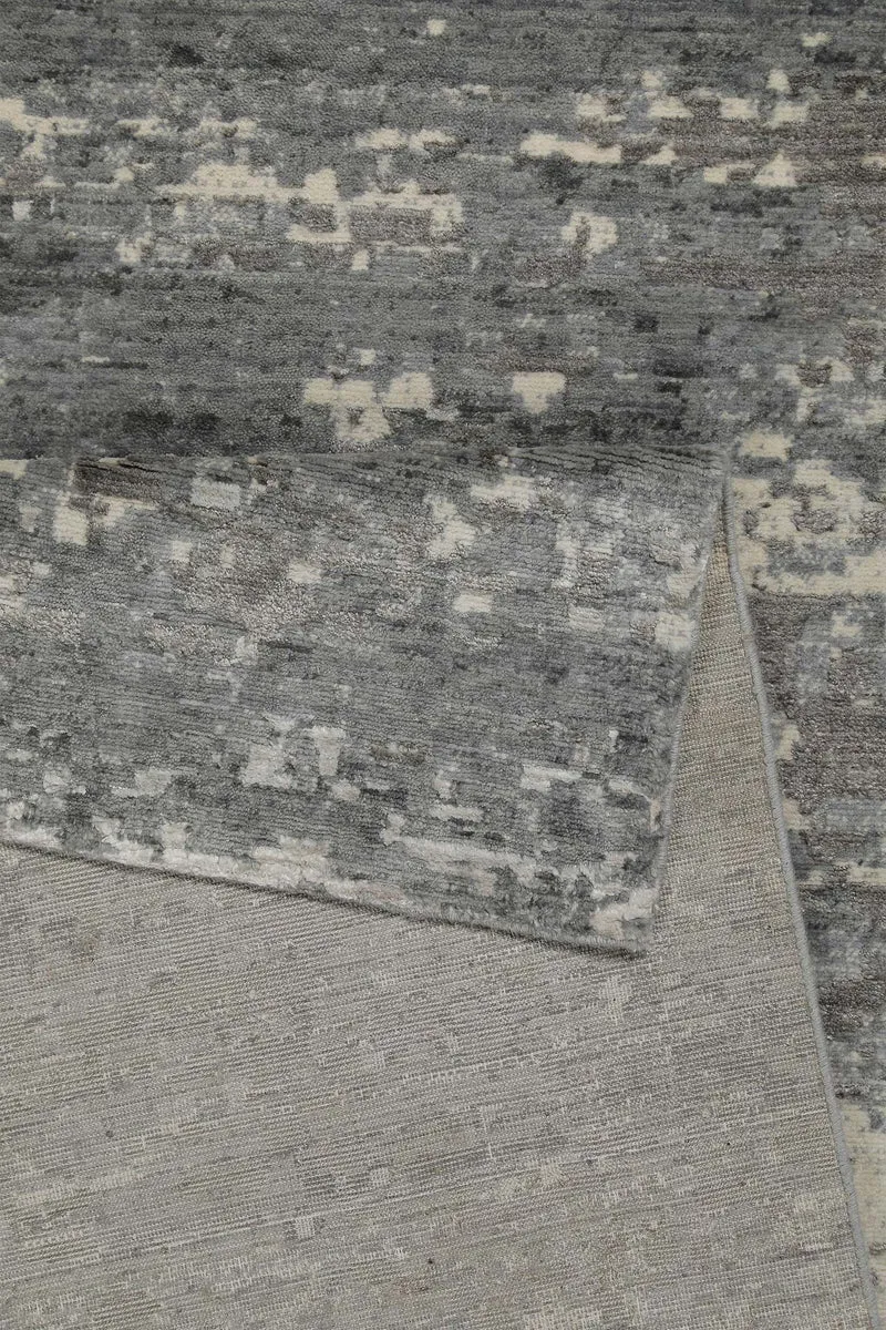 Esprit Kurzflor Teppich Grau aus Wolle "Brookville"
