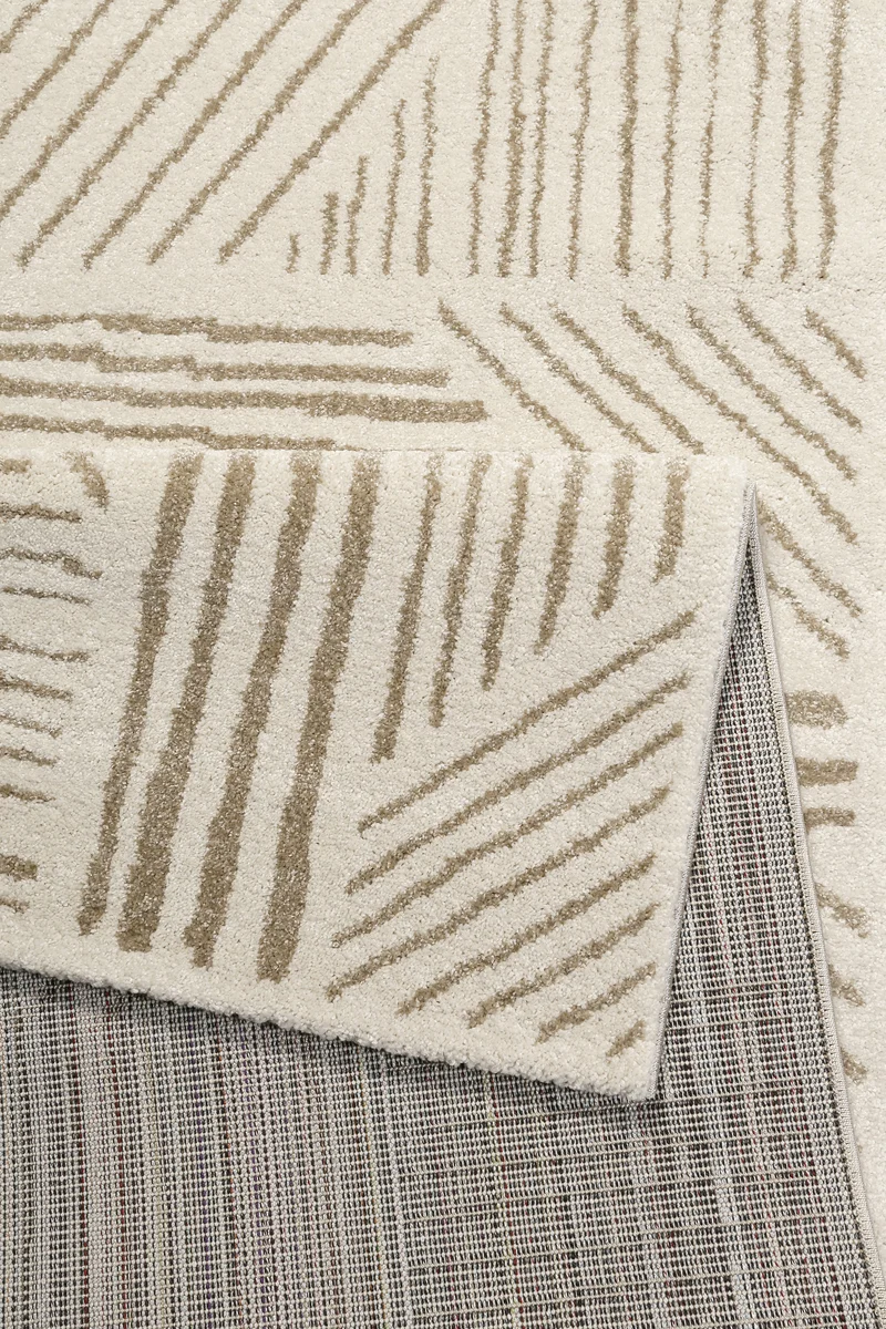 ESPRIT Webteppich creme beige "Scribble"