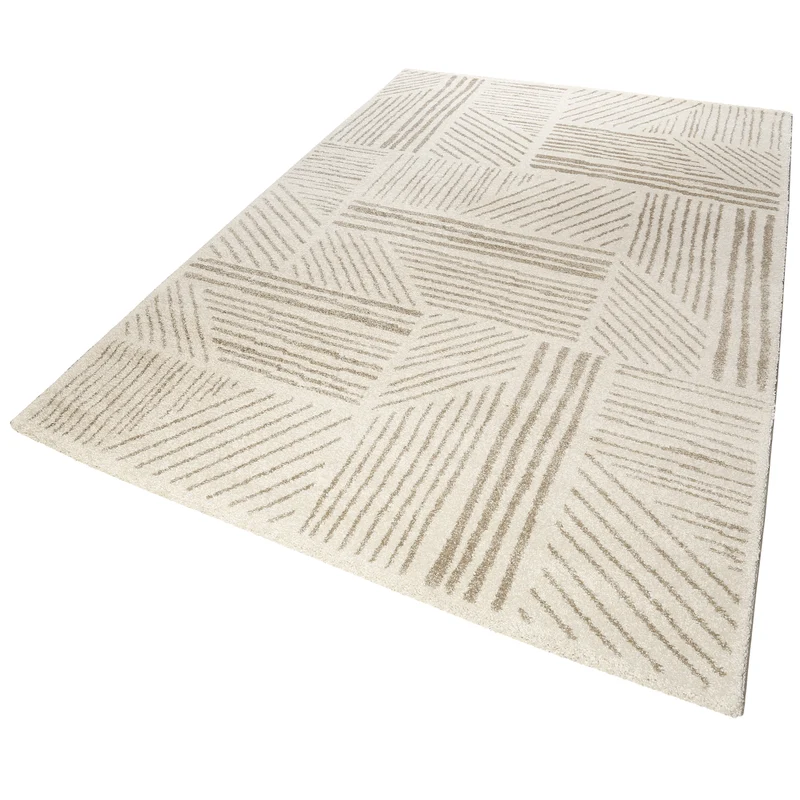 ESPRIT Webteppich creme beige "Scribble"