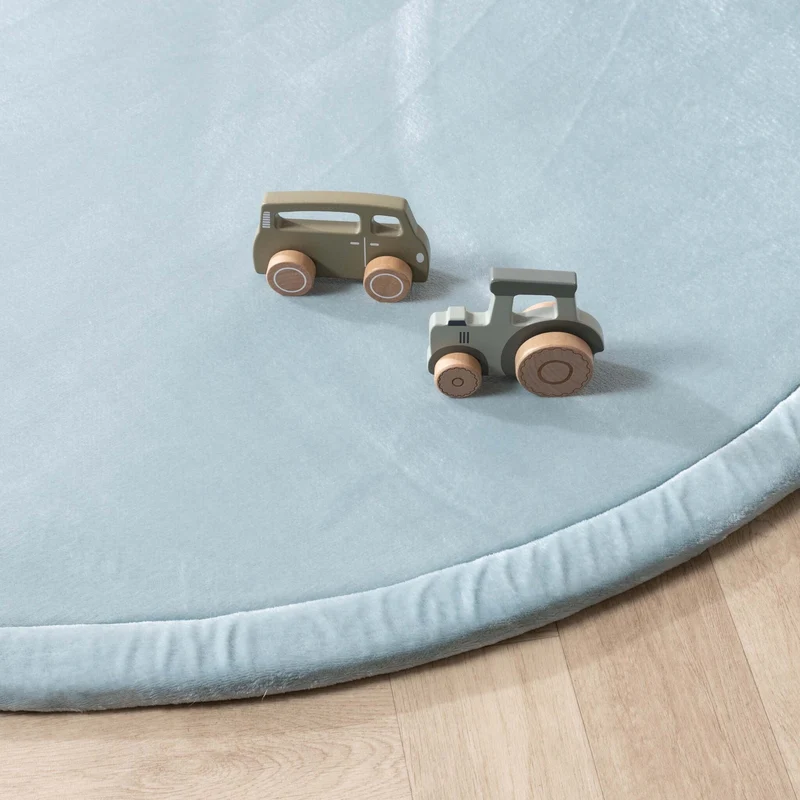 Spielmatte Rund - Jip Blau
