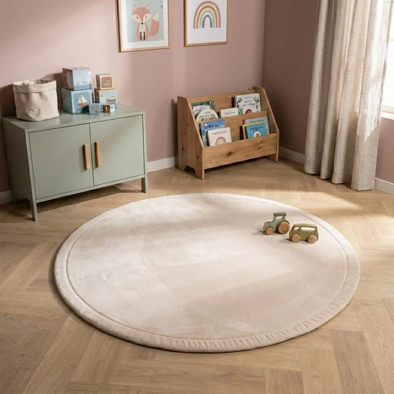 Spielmatte Rund - Jip Beige