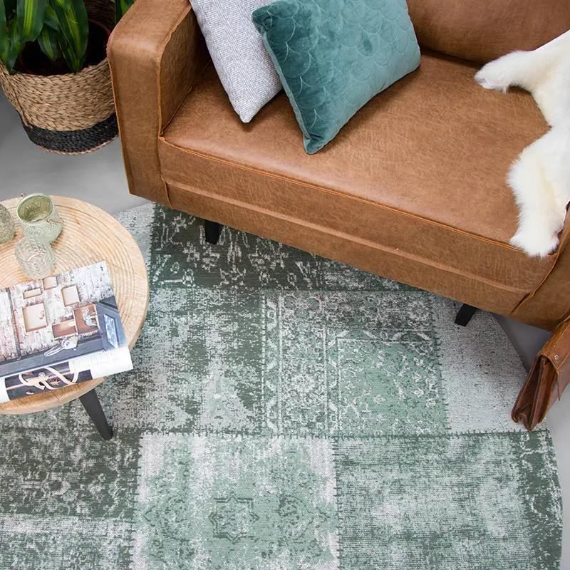 Teppich Patchwork Rund - Dreams Grun