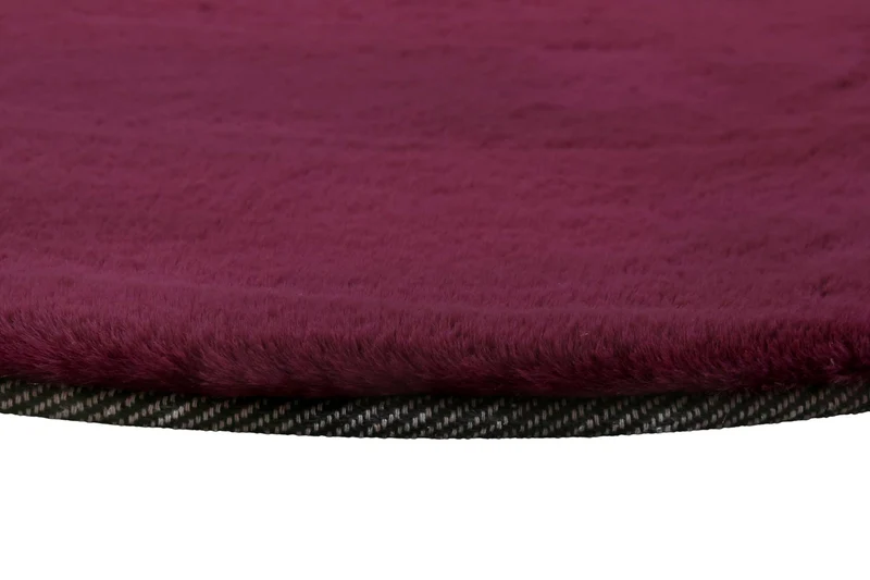 Esprit Teppich Rund Violett und sehr flauschig Hochflor "Alice"