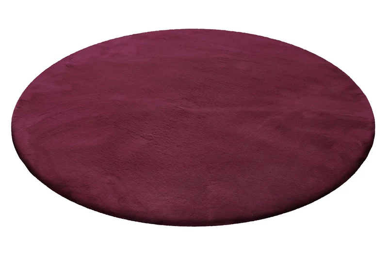 Esprit Teppich Rund Violett und sehr flauschig Hochflor "Alice"