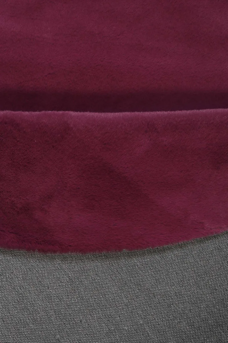 Esprit Teppich Rund Violett und sehr flauschig Hochflor "Alice"