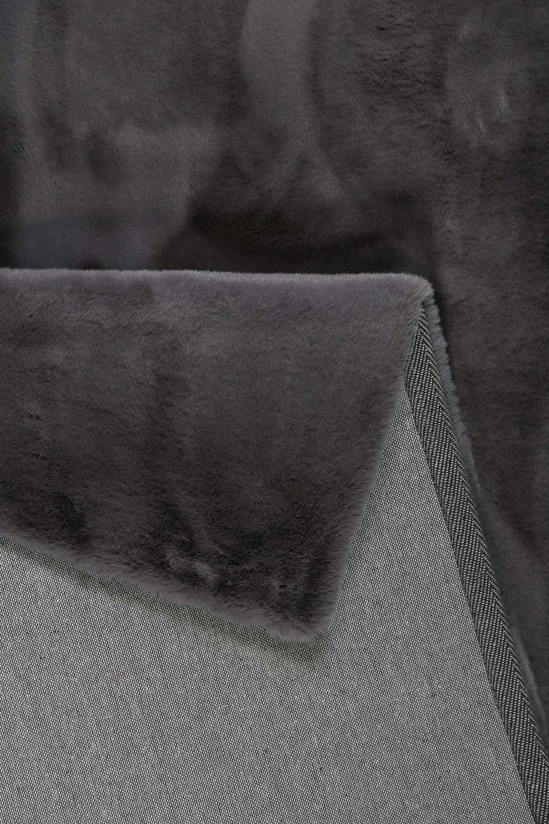 Esprit Teppich Anthrazit und sehr flauschig Hochflor "Alice"