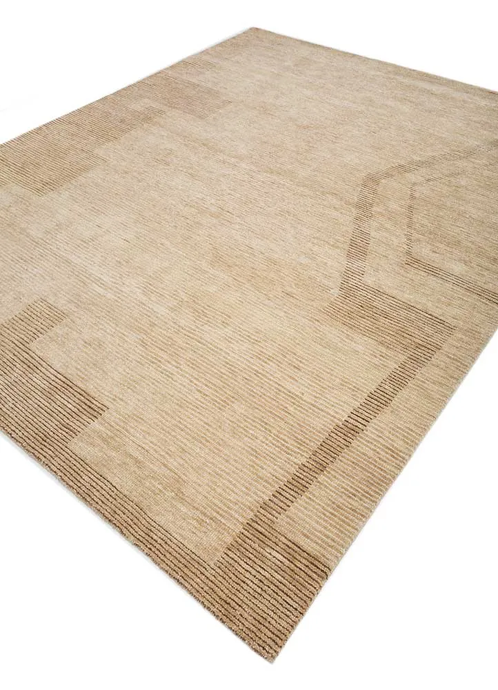 Wollteppich - 240 x 300 cm - beige