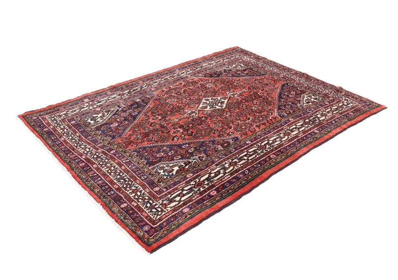 Perserteppich - Nomadic - 210 x 305 cm - dunkelrot