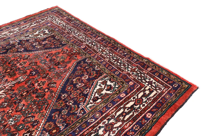 Perserteppich - Nomadic - 210 x 305 cm - dunkelrot