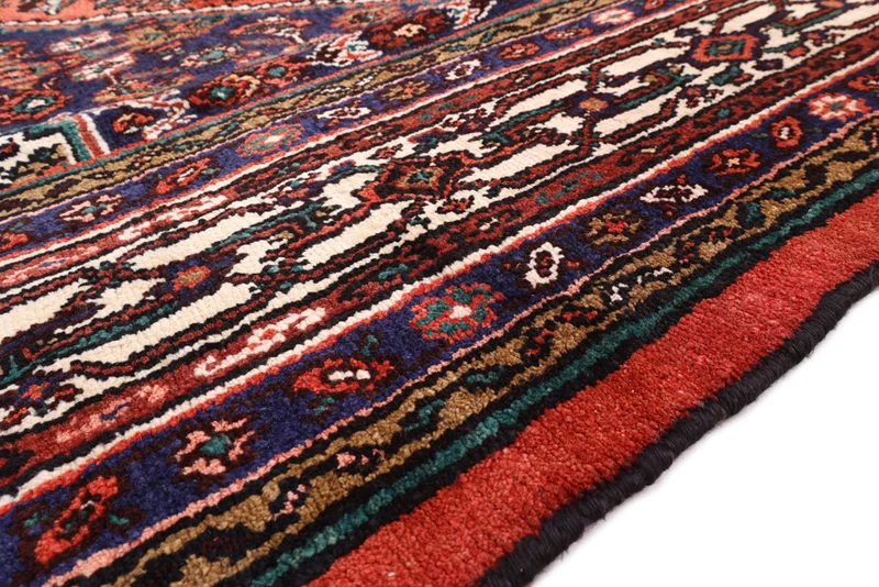 Perserteppich - Nomadic - 210 x 305 cm - dunkelrot