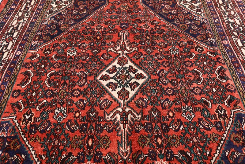 Perserteppich - Nomadic - 210 x 305 cm - dunkelrot
